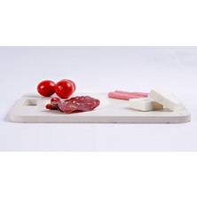 %100 Mermer Kesim Tablası (Mermer Sunum Tabağı)