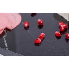Iroko'l %100 Mermer Kesim Tablası (Mermer Sunum Tabağı)