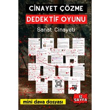 Gamebulance Cinayet Çözme Oyunu - Dedektif Oyunu - Katil Kim Oyunu - Suç Çözümleme Oyunu - Sanat Davası