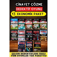 Gamebulance 13'lü Paket Cinayet Çözme - Ekonomik Paket Dedektif Oyunu - Dava Çözme Oyunu - Katil Kim Oyunu