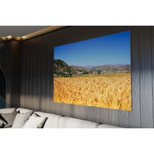 Alucra Kadın Kooperatifi Duvar su Ekin Manzara Temalı Ev Dekorasyon 60 x 40 cm Kanvas Tablo