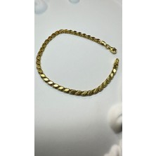 Reyhan Uçar Kuyumculuk 14 Ayar Altın Pullu Bileklik 18 cm 2.50 gr