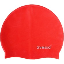 Avessa Deluxe Silikon Yüzücü Bonesi Kırmızı