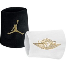 Nike JORDAN JUMPMAN WINGS WRISTBANDS 2.0 2 PK SİYAH Erkek Bileklik