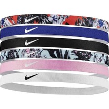 Nike N0002545-069 Printed Saç Bandı 6 Lı Paket