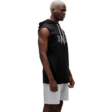 Bad Bear Bad Net Sleeveless Siyah Hoodie Sweatshirt