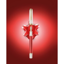Pelikan M600 Red-White Dolma Kalem - F