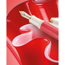 Pelikan M600 Red-White Dolma Kalem - F