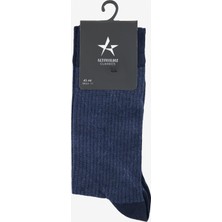 Desenli Bambu Tekli Çorap