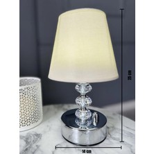 Fey Atelier Pilli Masa Lambası, Piili Gece Lambası, Pilli Abajur, Lamba, Aydınlatma, Pilli Çocuk Odası Lambası, Kremşapkaplst.kristalkromayak