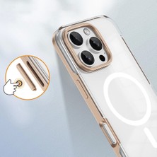 Lopard Apple Iphone 16 Pro Kılıf Magsafe Şarj Arka Kapak Güçlü Mıknatıs Polar