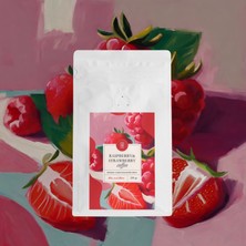 Mim And More Raspberry & Strawberry Coffee Ahududu ve Çilek Aromalı Kahve Filtre Kahve 200 gr