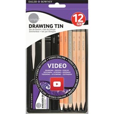 Daler Rowney Simply Drawing Tin 12LI Set