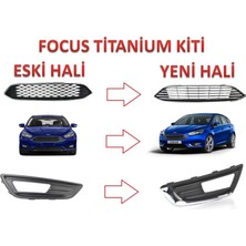Motomobil Ford Focus Titanium Ön Tampon Panjuru ve Sis Far Çerçevesi Seti 2015-2018