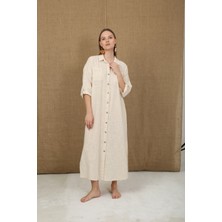 Agva Collection Teos Uzun Beyaz Elbise