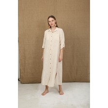 Agva Collection Teos Uzun Beyaz Elbise