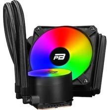 PowerBoost NOBLE 120 Rainbow Fanlı 120mm (LGA1700-AM4-AM5) Uyumlu Sıvı Soğutma Sistemi (Siyah)