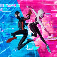 Tcherchi Shf Miles Morales Gwen Stacy Aksiyon Figürleri Örümcek Ayet Şekil Pvc Model Oyuncaklar Boyunca Örümcek (Yurt Dışından)