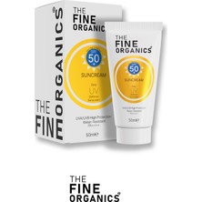 The Fine Organics Spf 50+ Yüksek Korumalı Yoğun Nemlendirici Güneş Kremi 50 ml