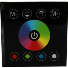 Hazar Led 12-24V Duvar Tipi Rgbw Dokunmatik (Touch) Panel Denetleyici Rgb LED Kontrol Ünitesi