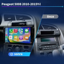 Victor peugeot 3008 (2009-2015Yıl)/peugeot 5008 (2009-2016Yıl )Android Sürüm 13 Kablosuz Carplay Navigasyon Multimedya 9 Inç Ekran 1Gb Ram +16Gb Rom Bellek Çerçeveli ve arka görüş kameralı