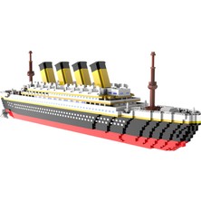 Tcherchi Yetişkinler ve Çocuklar Için Titanic Model Mikro Bloklar Yapı Seti Puzzle Dıy Eğitici Oyuncak Hediye 1860 Parça (Yurt Dışından)