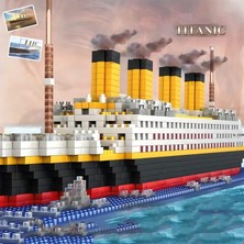 Tcherchi Yetişkinler ve Çocuklar Için Titanic Model Mikro Bloklar Yapı Seti Puzzle Dıy Eğitici Oyuncak Hediye 1860 Parça (Yurt Dışından)