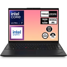 Lenovo Thinkpad L16 G1 Ultra 7 155U 16GB 512GB SSD 16" Wuxga W11P Bilgisayar 21L4S103TX 014