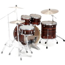 Pearl DMP925S/C828 Maple Mat Koyu Ceviz 5 Parça Davul Seti