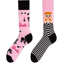 Carnaval Socks Barbie Desenli Sağlı Sollu Renkli Çorap