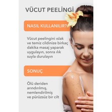 Vücut Peelingi Organik Badem Yağı ve Çilek Hassas Ciltler Nemlendirici Body Scrub, 250 G