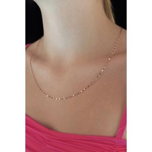 Fiyonk Kuyumculuk 14 Ayar Altın Aynalı Zincir Kolye Orta 1.75 mm