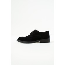 King Shoes Kışlık Erkek Ayakkabısı Siyah Süet