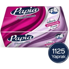 Papia Platinum Pratik Mendil 1125 Yaprak (9 Paket x 125 Yaprak)