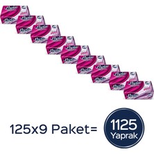 Papia Platinum Pratik Mendil 1125 Yaprak (9 Paket x 125 Yaprak)