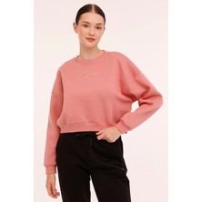 Lotto W-Leblanc C Neck Swt 4pr Gül Kurusu Kadın Sweatshirt