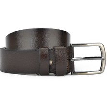 Ziya, Hakiki Deri 4 cm Erkek Kemer 153980Z203 Kahve