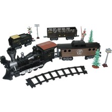 Sports Vardem Işıklı ve Sesli 30 Parça Classic Buharlı Tren Set