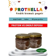 Protnella Yüksek Proteinli Besleyici Fındık Kremalı Peynir, 400 gr Sağlıklı Enerji Dolu Fındık ve Süt Lezzeti