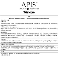 Shea Yağı - Fas Argan Yağı ve Bambu Özlü - Çok Kuru Ciltler Için - 100GR