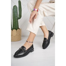 Nesil Shoes Süha 252 Siyah Anatomik Kadın Lofer