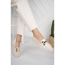 Nesil Shoes Süha 258 Bej Anatomik Kadın Lofer
