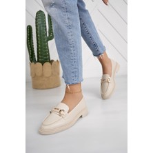Nesil Shoes Süha 251 Bej Anatomik Kadın Lofer