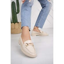 Nesil Shoes Süha 251 Bej Anatomik Kadın Lofer