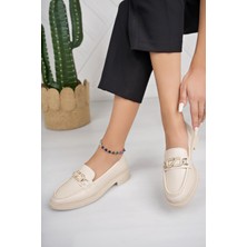 Nesil Shoes Süha 256 Bej Anatomik Kadın Lofer