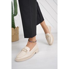 Nesil Shoes Süha 256 Bej Anatomik Kadın Lofer