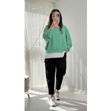 NK Fashion Dalgıç Kumaş Sweatshirt