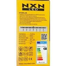 NXN 8 Watt LED Ampul-Sarı Işık (3'lü Paket)