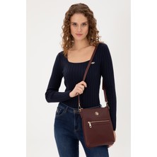 U.S. Polo Assn. Kadın Bordo Çapraz Çanta 50300314-VR014