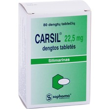 Carsil So Phrma Carsil LİV52 Silimarin Deve Dikeni 22.5 Mg 80 Tablet